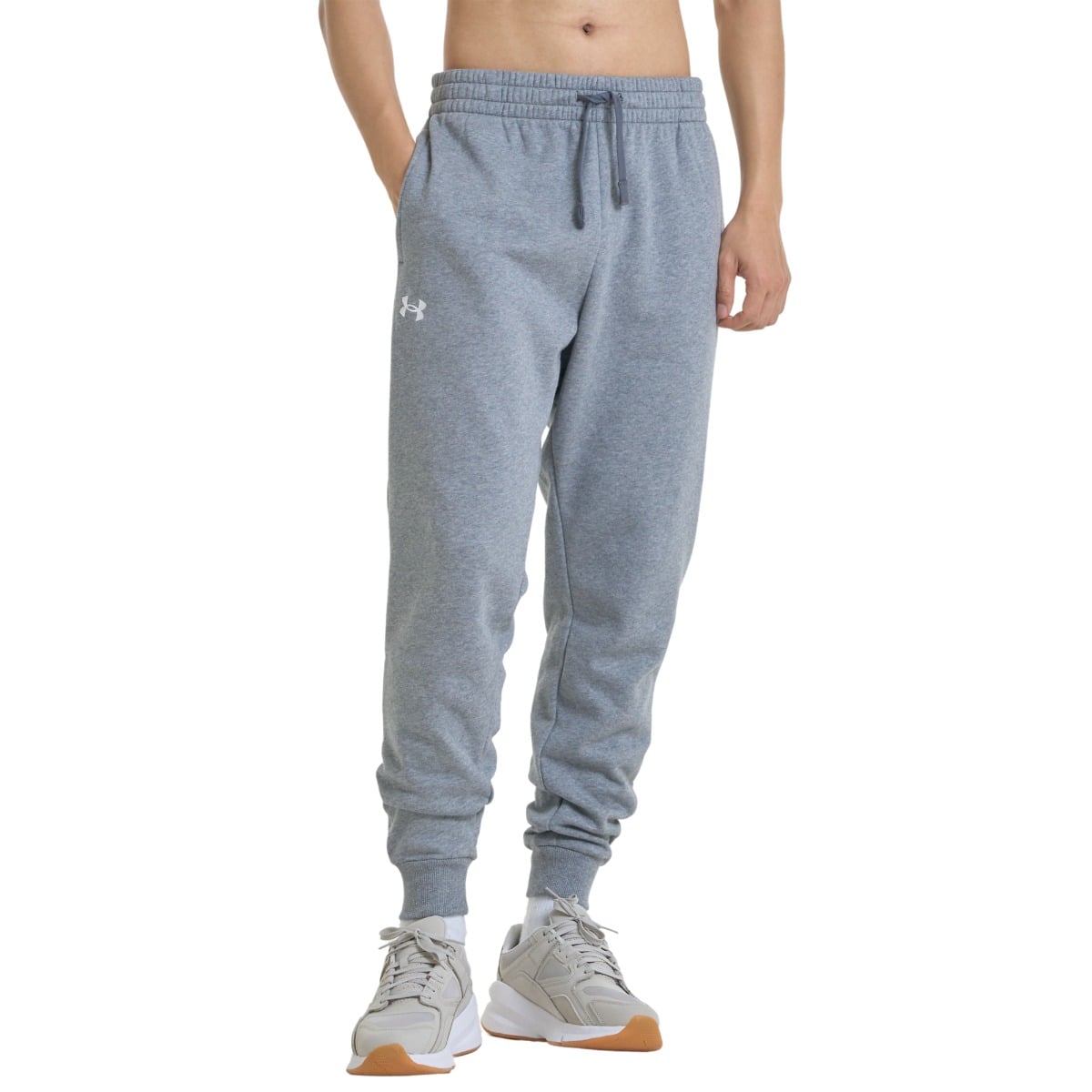Pantaloni Sportivi UA Rival Fleece Grey - Under Armour