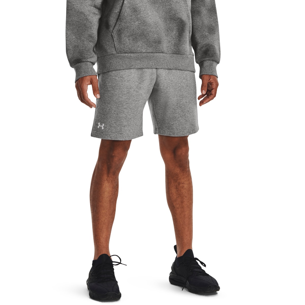 Pantaloncini Rival Fleece Grey - Under Armour