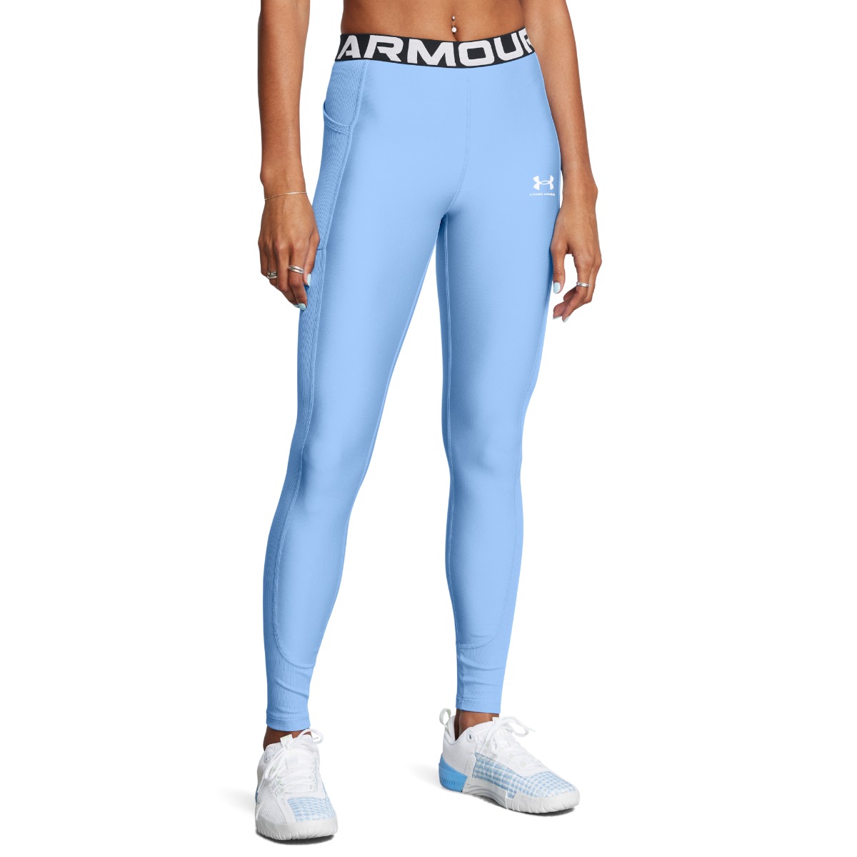 Leggings a Costine HeatGear Blue - Under Armour