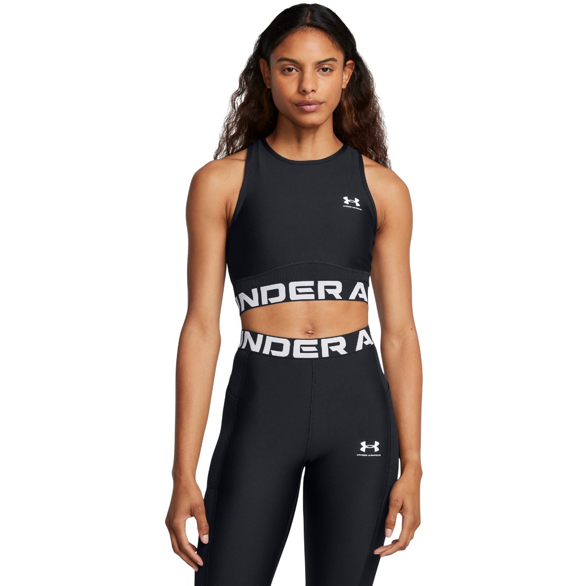 Top HeatGear Rib Black - Under Armour