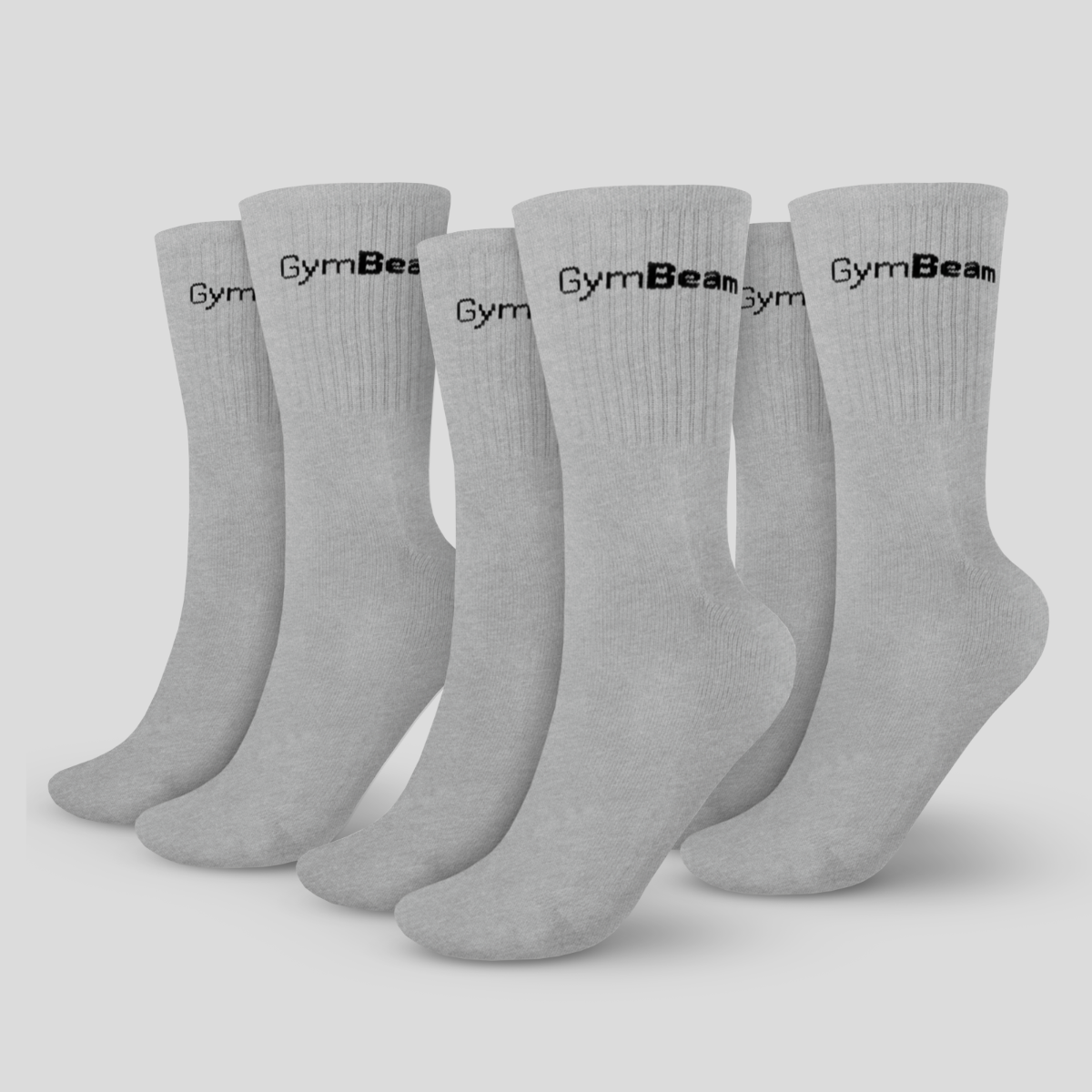 Calze a 3/4 3Pack Grey - GymBeam