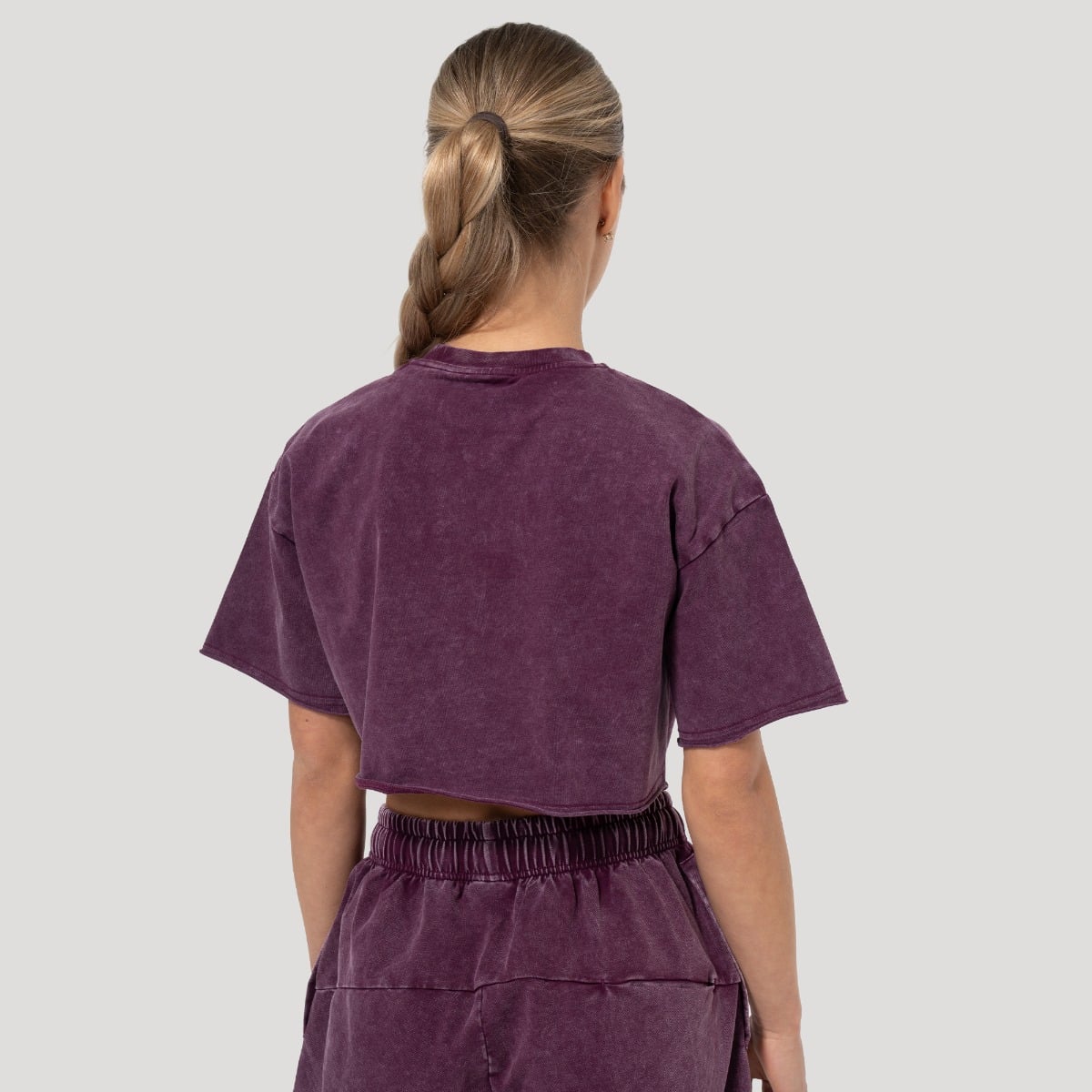 Crop Top Abyss Raisin - GymBeam
