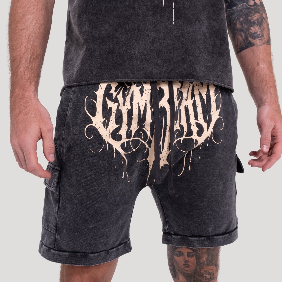 Pantaloncini Abyss Charcoal - GymBeam
