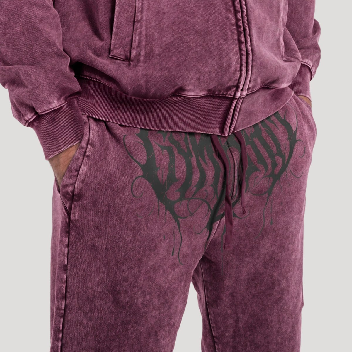 Pantaloni Sportivi Abyss Raisin - GymBeam