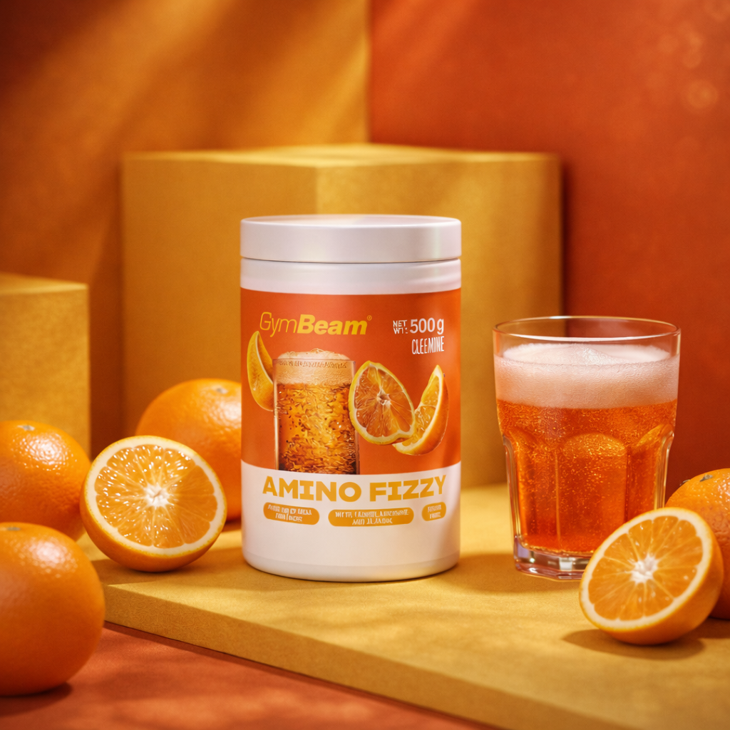 Amino Fizzy - GymBeam 500 g - Arancia