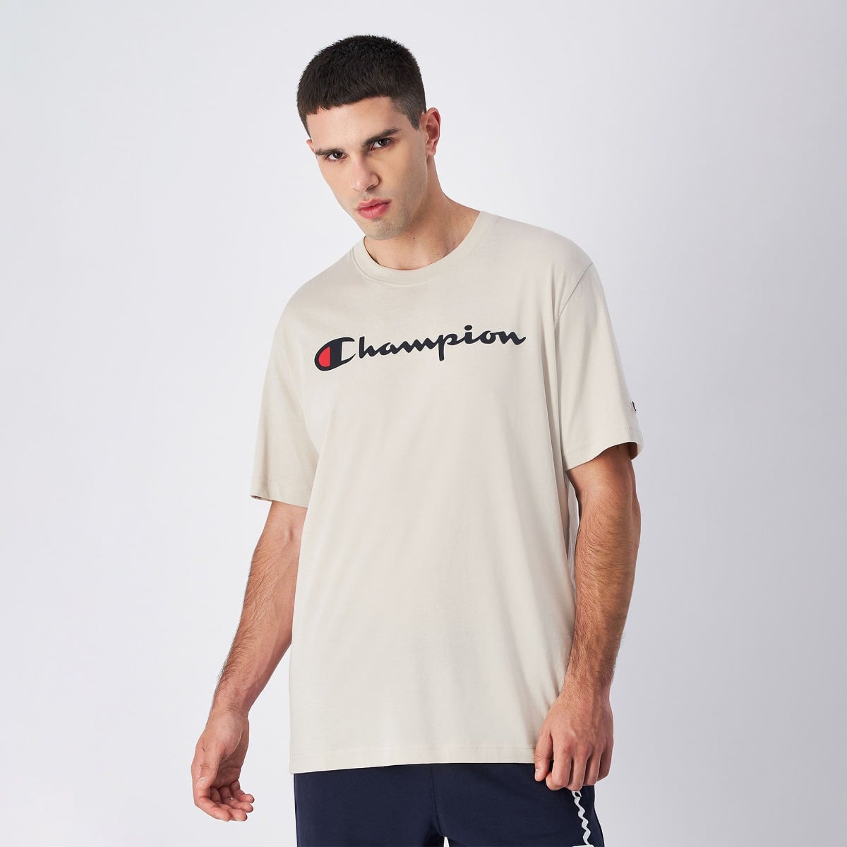 T-Shirt da Uomo Big Logo Grey - Champion