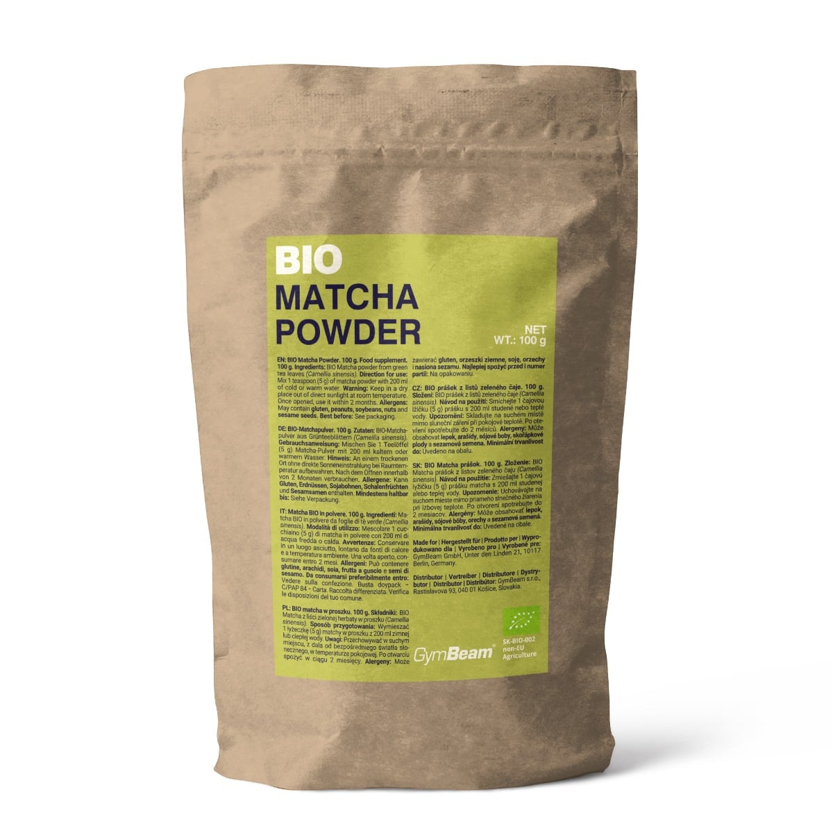 Polvere di Matcha BIO - GymBeam