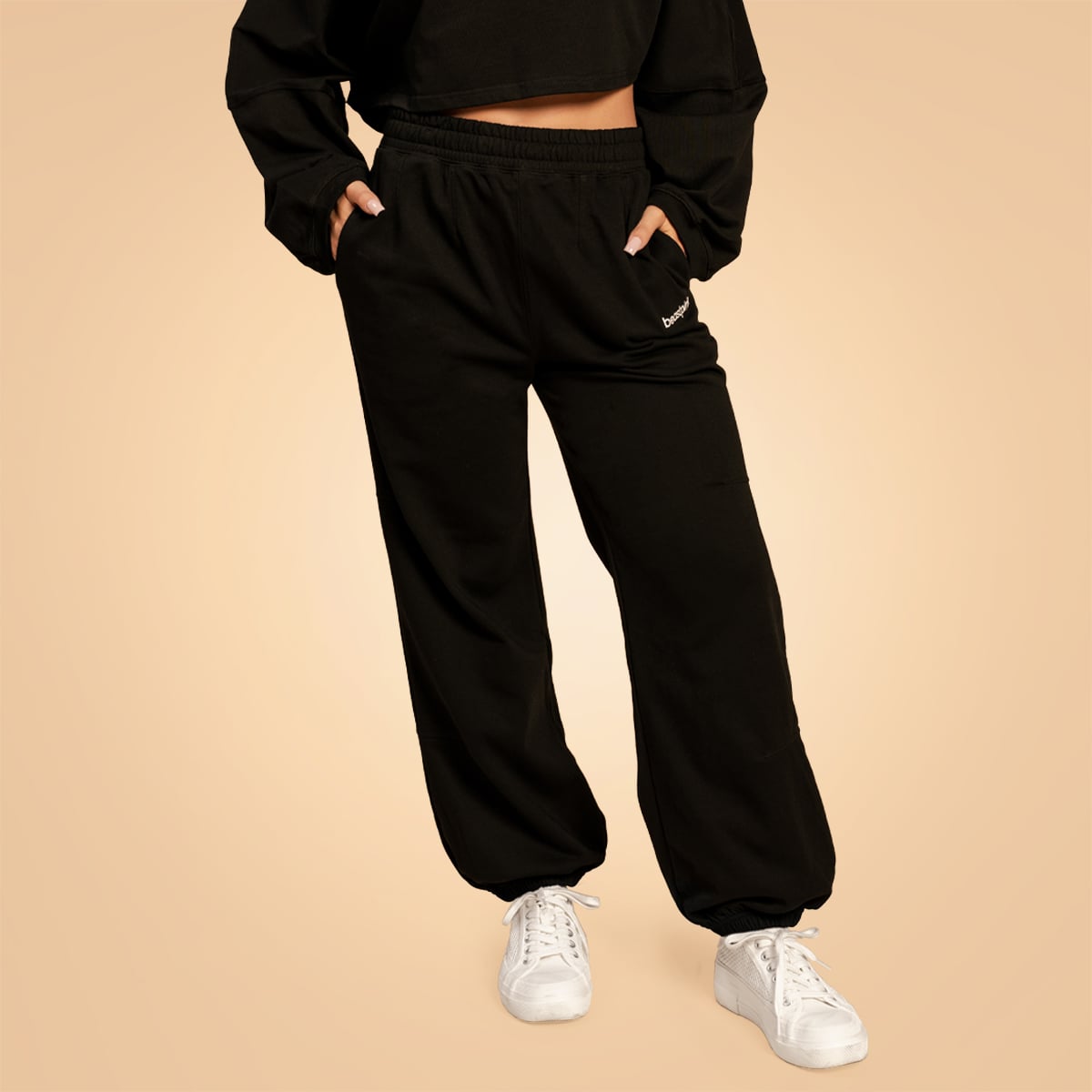 Joggers da Donna Bliss Black - BeastPink