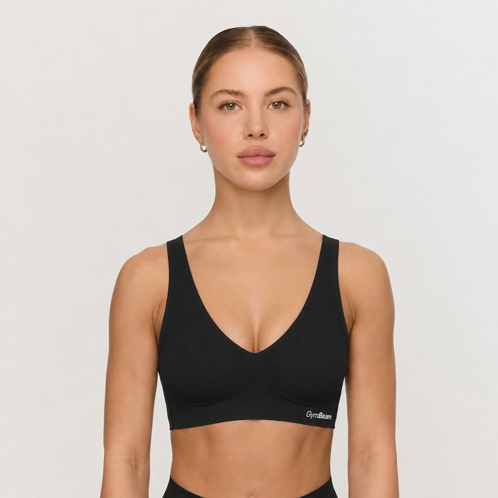 Reggiseno Seamless Comfy Black - GymBeam