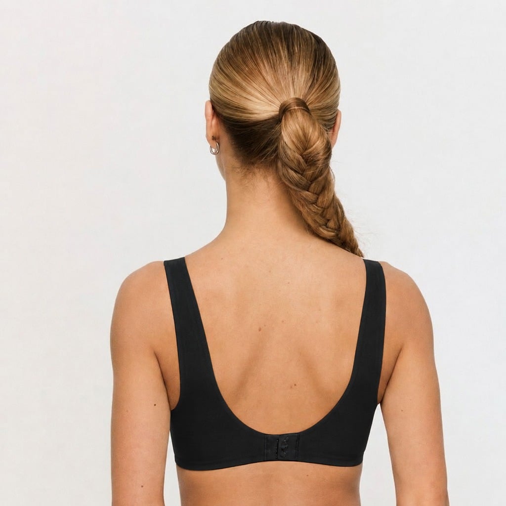 Reggiseno Seamless Comfy Black - GymBeam