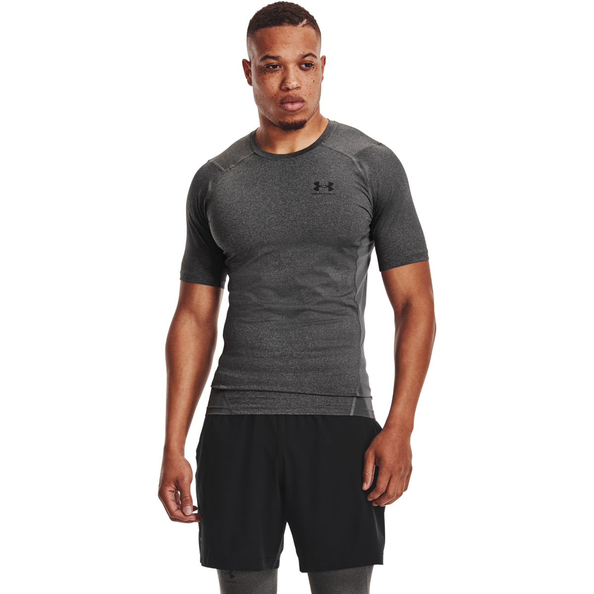 HG Armour Comp SS Compression T-shirt Grey - Under Armour