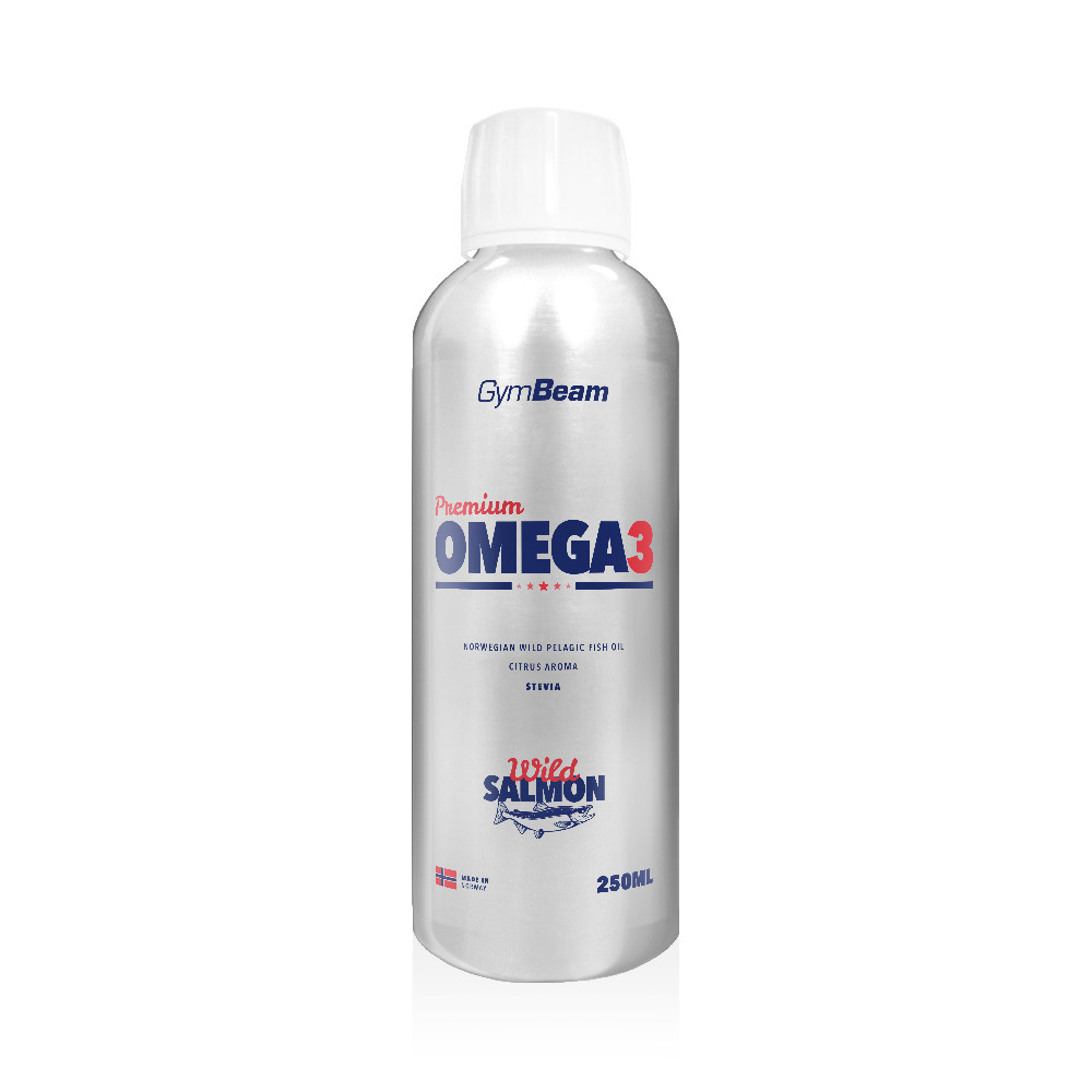 GymBeam Premium Omega 3 250 ml Agrumi