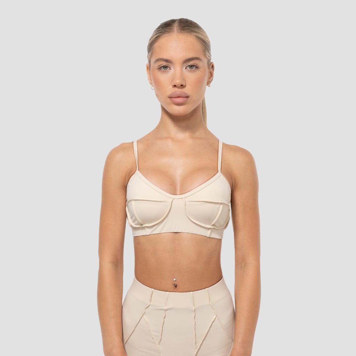 Reggiseno Sportivo Cosmo Cream - GymBeam