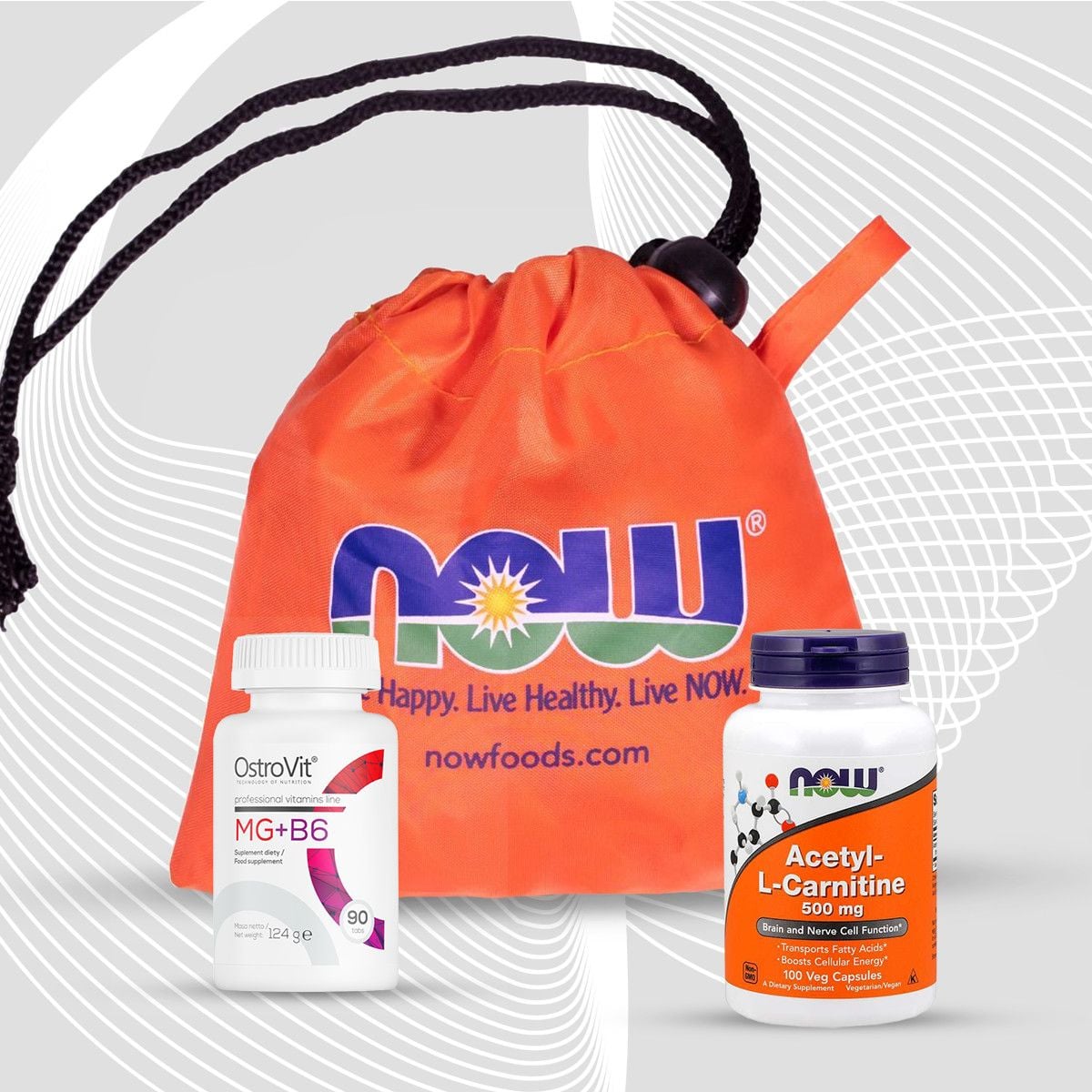 Acetil-L-Carnitina 500 mg - NOW Foods