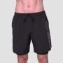 Pantaloncini 2in1 Essence Black - GymBeam XL
