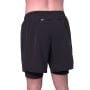 Pantaloncini 2in1 Essence Black - GymBeam XL