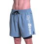 Pantaloncini 2in1 Essence Blue - GymBeam XL