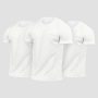T-Shirt TRN 3Pack White - GymBeam XXXL - 3pack