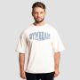 T-Shirt Boxy Athletic Society Cream - GymBeam XL