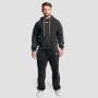 Felpa con Cappuccio Aura Washed Black - GymBeam L
