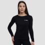 T-Shirt a Maniche Lunghe da Donna Black - GymBeam XXL