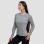 T-Shirt a Maniche Lunghe da Donna Grey - GymBeam XL