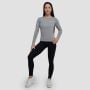T-Shirt a Maniche Lunghe da Donna Grey - GymBeam XL