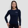 T-Shirt a Maniche Lunghe da Donna Navy - GymBeam XL