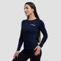 T-Shirt a Maniche Lunghe da Donna Navy - GymBeam XL