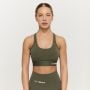 Reggiseno Sportivo Combat Olive Grey - GymBeam M