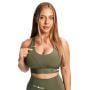Reggiseno Sportivo Combat Olive Grey - GymBeam M