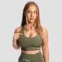 Reggiseno Sportivo Combat Olive Grey - GymBeam M