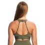 Reggiseno Sportivo Combat Olive Grey - GymBeam M