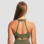 Reggiseno Sportivo Combat Olive Grey - GymBeam M