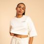 T-Shirt Cropped da Donna Serenity Ivory - BeastPink XS