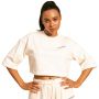 T-Shirt Cropped da Donna Serenity Ivory - BeastPink XS