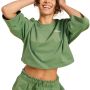 T-Shirt Cropped da Donna Serenity Olivine - BeastPink XL