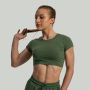 Crop Top Essential Moon da Donna Cedar Green - STRIX L