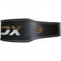 Fitness belt 6“ Leather Black/Gold - RDX Sports L