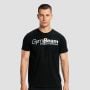 Maglietta Fitness Black - GymBeam L