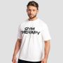 T-Shirt Gym Therapy White - GymBeam XXL