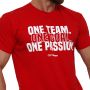T-Shirt One Team Red - GymBeam S