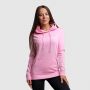 Felpa PRO con cappuccio da donna / Baby pink - GymBeam S - Rosa - Bianco
