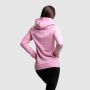 Felpa PRO con cappuccio da donna / Baby pink - GymBeam S - Rosa - Bianco