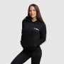 Felpa con Cappuccio PRO da Donna Black - GymBeam M