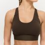 Reggiseno Sportivo Limitless Espresso - GymBeam M