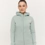 Felpa con Cappuccio e Zip da Donna Limitless Eucalypt - GymBeam S