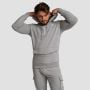 Felpa con Cappuccio TRN da uomo Grey - GymBeam XXXL