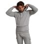 Felpa con Cappuccio TRN da uomo Grey - GymBeam XXXL
