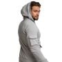 Felpa con Cappuccio TRN da uomo Grey - GymBeam XXXL